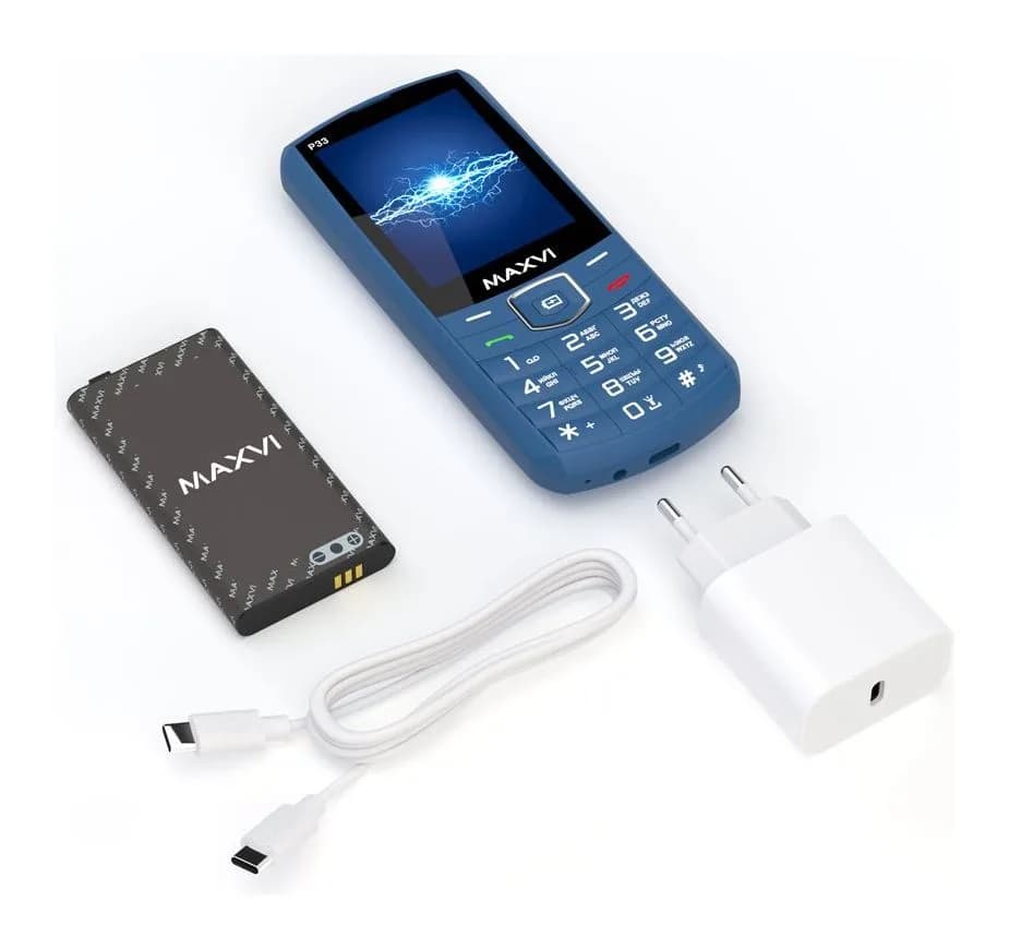 Мобильный телефон Maxvi P33 (маренго)