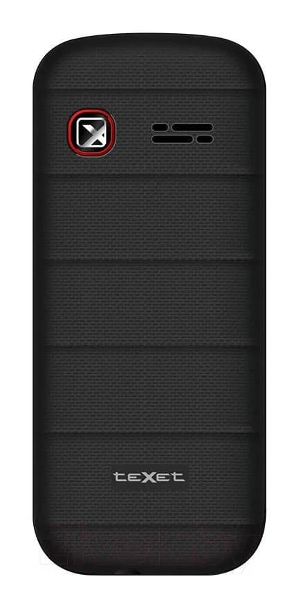 Мобильный телефон Texet TM-130 (черный/красный)