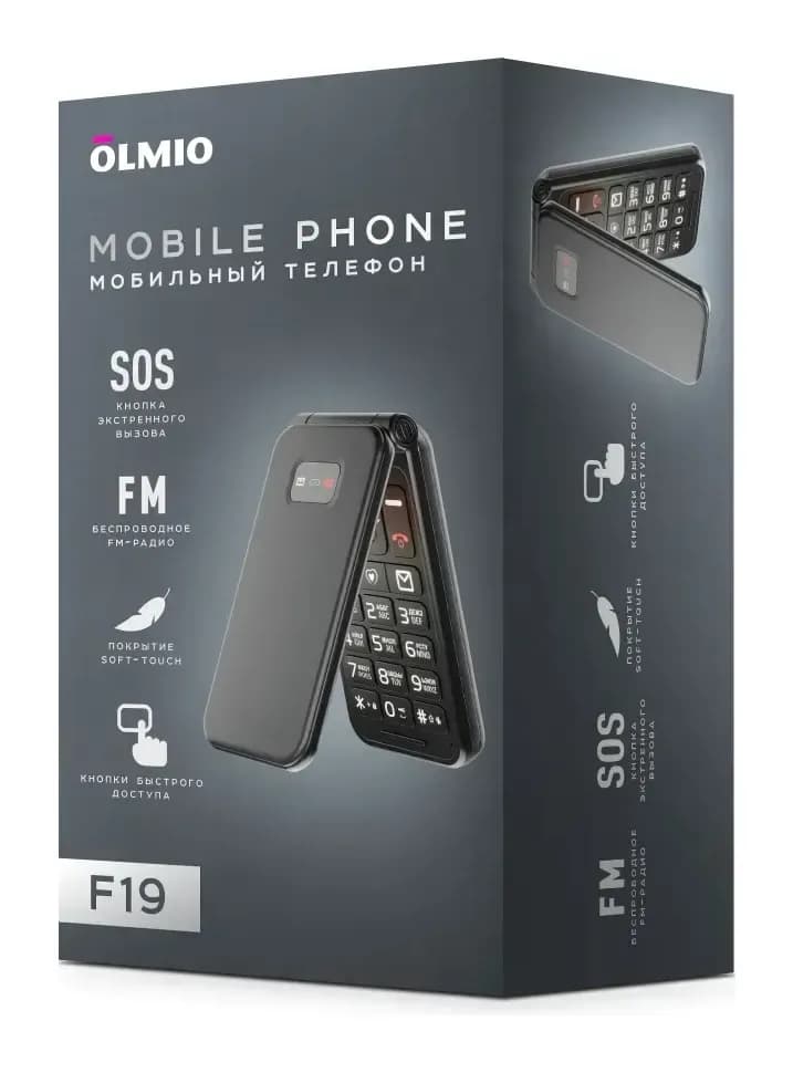 Мобильный телефон Olmio F19 (черный)