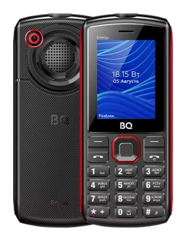 Мобильный телефон BQ Energy BQ-2452 (черный/красный)