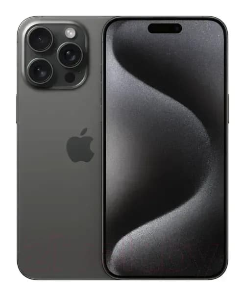 Смартфон восстановленный Apple iPhone 15 Pro 128GB Flip Грейд A (черный титан)