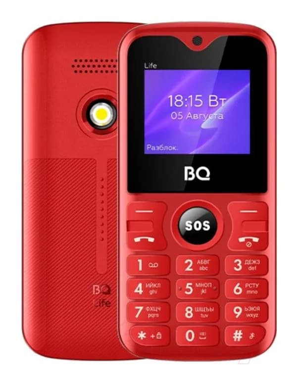 Мобильный телефон BQ Life BQ-1853 (красный/черный)