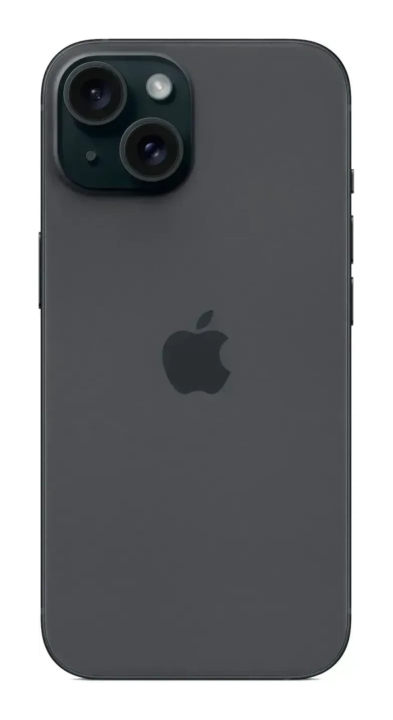 Смартфон восстановленный Apple iPhone 15 128GB ELNU Грейд A (черный)