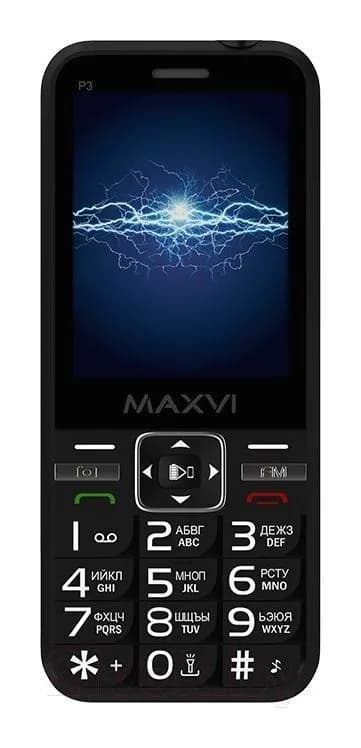 Мобильный телефон Maxvi P3 (черный)