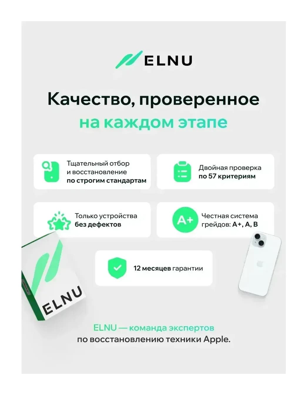 Смартфон восстановленный Apple iPhone 15 128GB ELNU Грейд A (голубой)