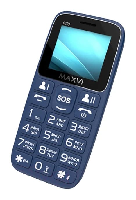 Мобильный телефон Maxvi B110 (синий)