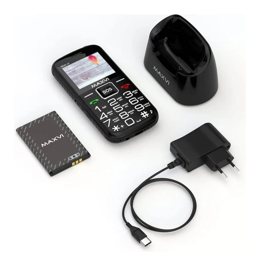 Мобильный телефон Maxvi B5ds up (черный)