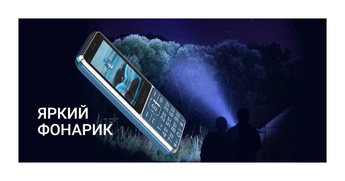 Мобильный телефон Maxvi P21i (черный)