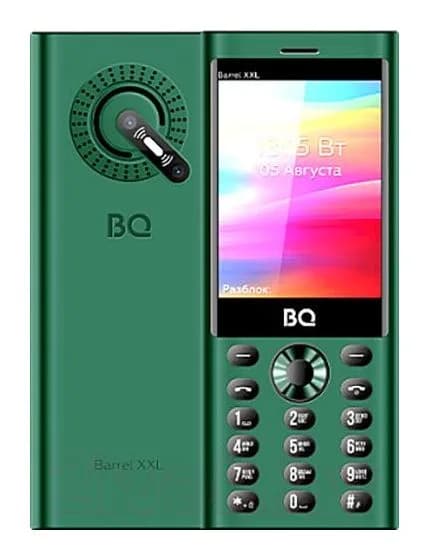 Мобильный телефон BQ 3598 Barrel XXL (черный/зеленый)