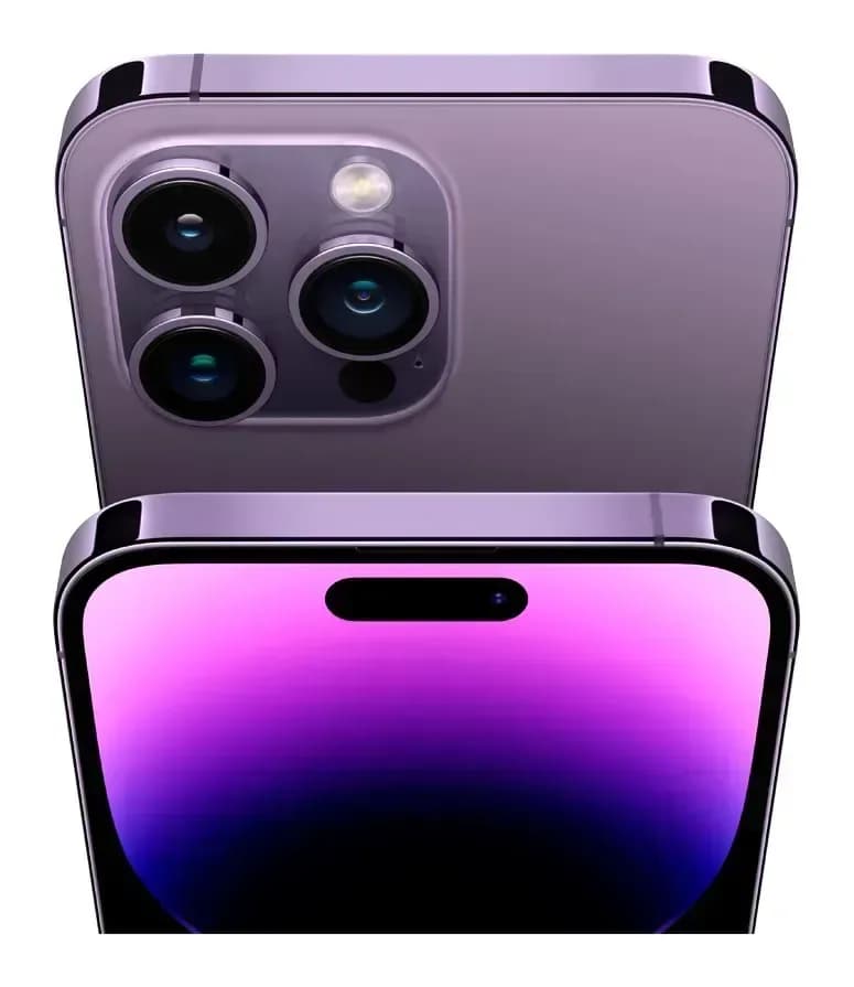 Смартфон восстановленный Apple iPhone 14 Pro Max 128GB Flip Грейд AC (Deep Purple)