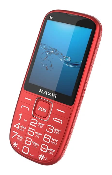 Мобильный телефон Maxvi B9 (красный)