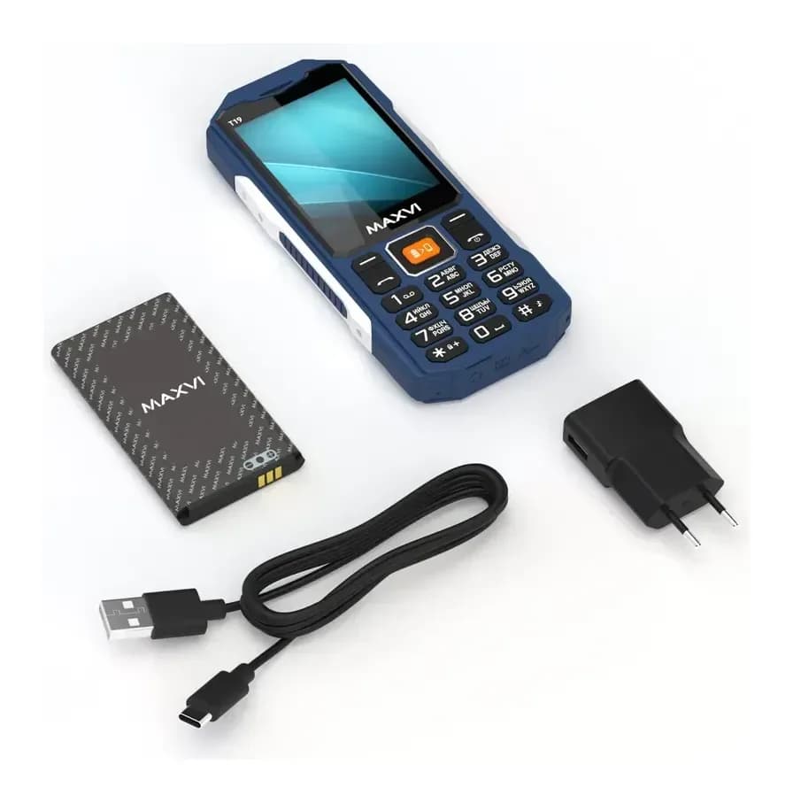 Мобильный телефон Maxvi T19 (синий)
