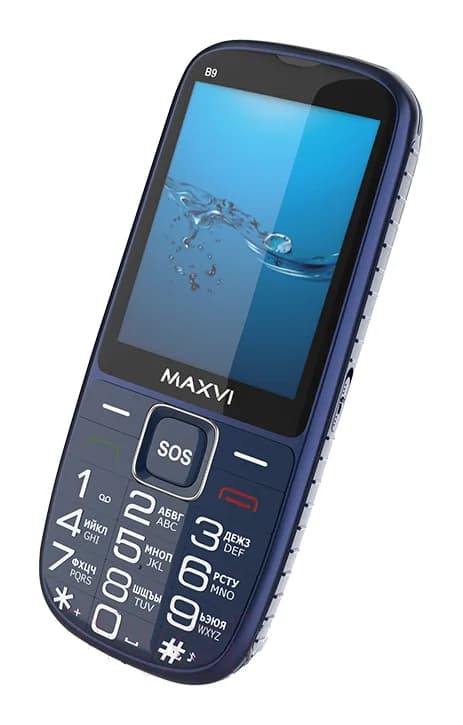 Мобильный телефон Maxvi B9 (синий)