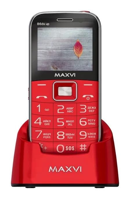 Мобильный телефон Maxvi B6ds up (красный)