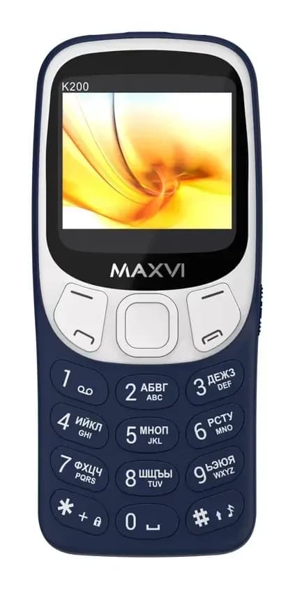 Мобильный телефон Maxvi K200 (синий)