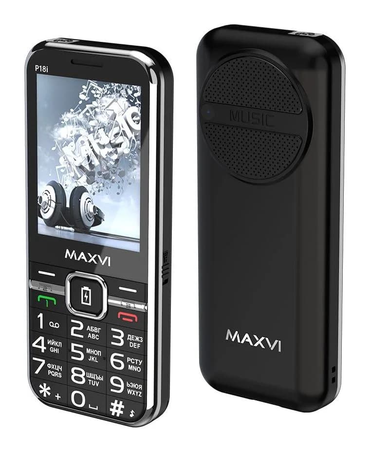 Мобильный телефон Maxvi P18i (черный)
