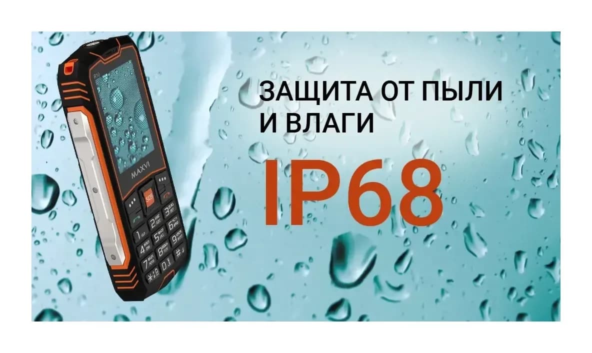 Мобильный телефон Maxvi R10 (оранжевый)