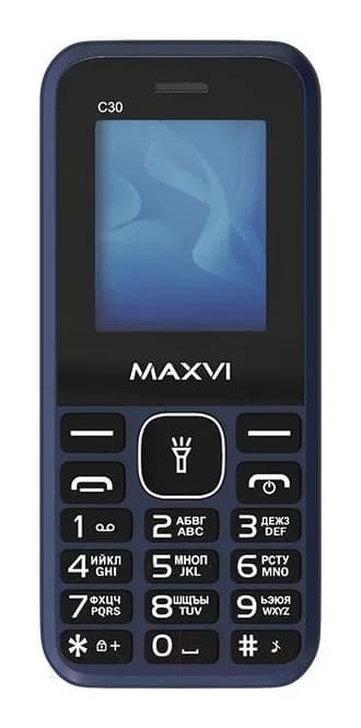 Мобильный телефон Maxvi C30 (синий)