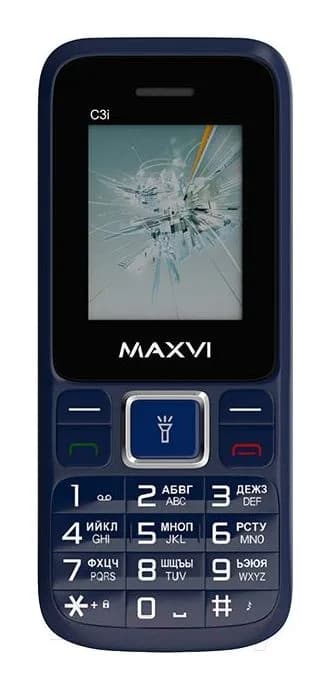 Мобильный телефон Maxvi C 3i (маренго)