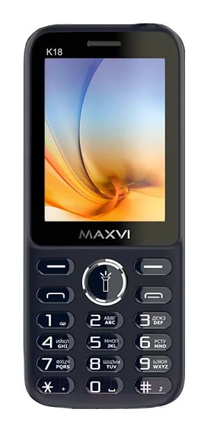Мобильный телефон Maxvi K18 (синий)