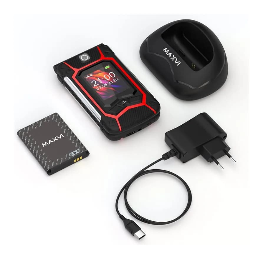 Мобильный телефон Maxvi E 10ds (красный)