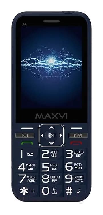 Мобильный телефон Maxvi P3 (синий)