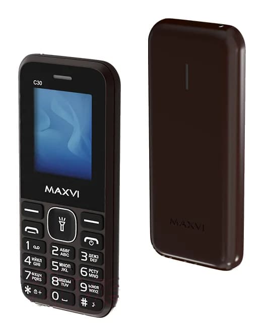 Мобильный телефон Maxvi C30 (коричневый)