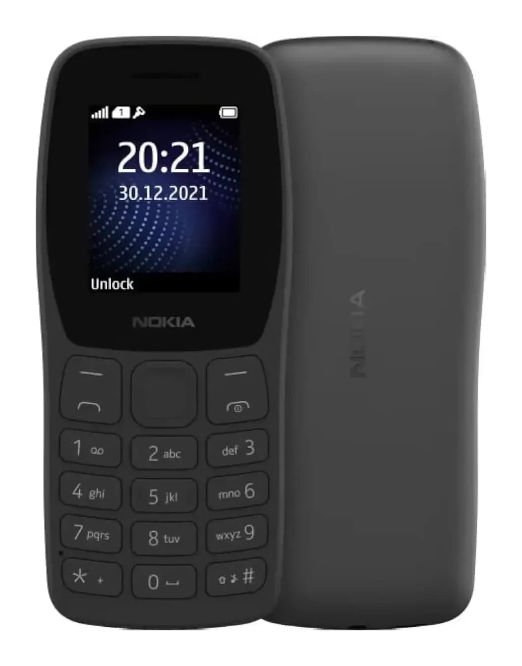 Мобильный телефон Nokia 105 DS / TA-1459 (угольный)