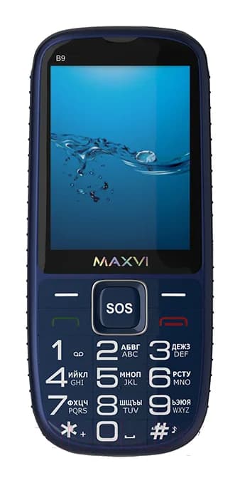 Мобильный телефон Maxvi B9 (синий)