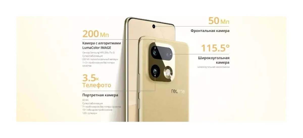 Смартфон Realme 16 Pro+ 12GB/512GB (серый)