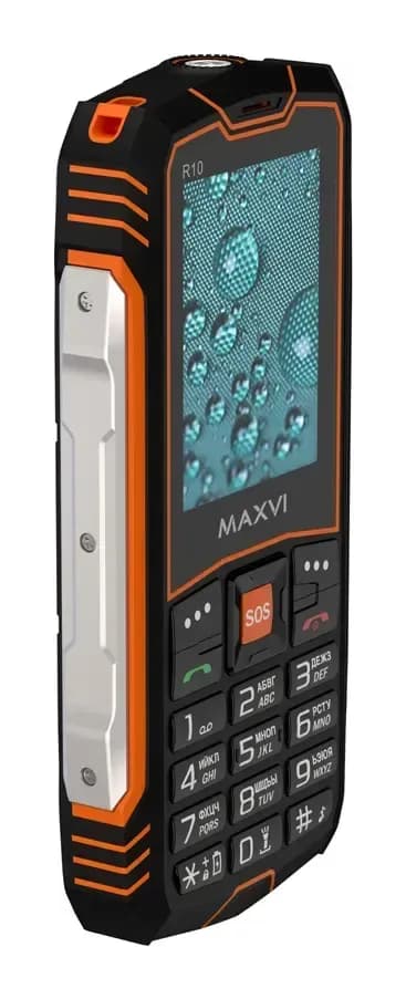 Мобильный телефон Maxvi R10 (оранжевый)