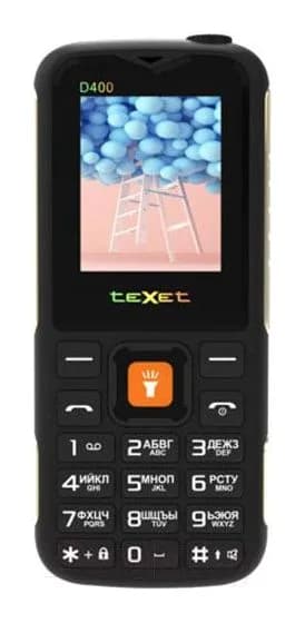 Мобильный телефон Texet TM-D400 (черный)