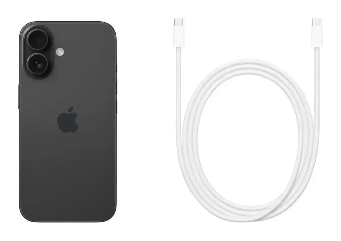 Смартфон Apple iPhone 16 128GB (черный)