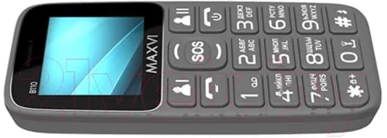 Мобильный телефон Maxvi B110 (серый)