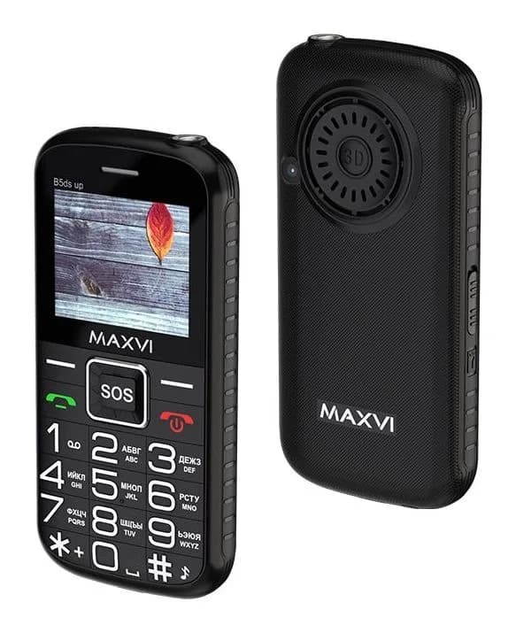 Мобильный телефон Maxvi B5ds up (черный)