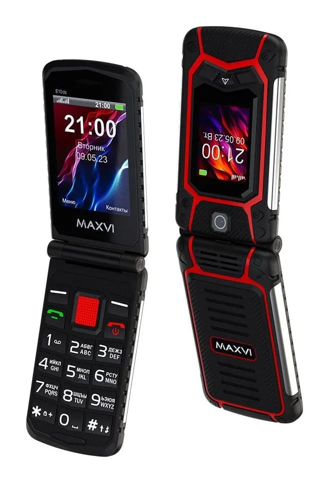 Мобильный телефон Maxvi E 10ds (красный)