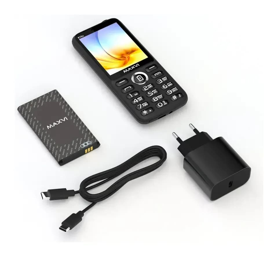Мобильный телефон Maxvi K15c (черный)