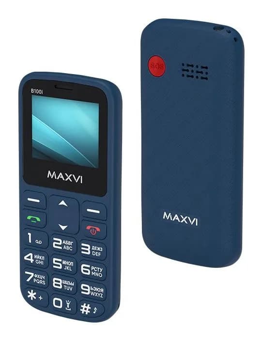 Мобильный телефон Maxvi B100i (синий)